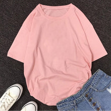Load image into Gallery viewer, Cartoon Peach Juice Japanses Aesthetic Grunge T shirt Women Harajuku Cute Kawaii Pink Summer Casual Tumblr Outfit Fashion Tops