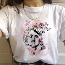 Load image into Gallery viewer, Vaporwave Aesthetic 90s Fashion T Shirts Women Harajuku Ullzang T-shirts Graphic Funny Cartoon Tshirt Streetwear Top Tees Female