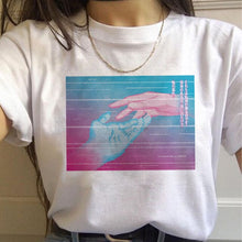 Load image into Gallery viewer, Vaporwave Aesthetic 90s Fashion T Shirts Women Harajuku Ullzang T-shirts Graphic Funny Cartoon Tshirt Streetwear Top Tees Female