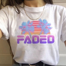 Load image into Gallery viewer, Vaporwave Aesthetic 90s Fashion T Shirts Women Harajuku Ullzang T-shirts Graphic Funny Cartoon Tshirt Streetwear Top Tees Female