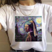 Load image into Gallery viewer, Vaporwave Aesthetic 90s Fashion T Shirts Women Harajuku Ullzang T-shirts Graphic Funny Cartoon Tshirt Streetwear Top Tees Female