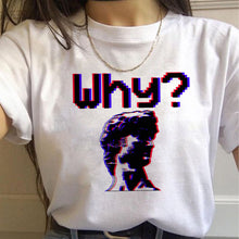 Load image into Gallery viewer, Vaporwave Aesthetic 90s Fashion T Shirts Women Harajuku Ullzang T-shirts Graphic Funny Cartoon Tshirt Streetwear Top Tees Female
