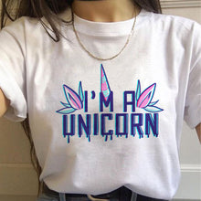 Load image into Gallery viewer, Vaporwave Aesthetic 90s Fashion T Shirts Women Harajuku Ullzang T-shirts Graphic Funny Cartoon Tshirt Streetwear Top Tees Female