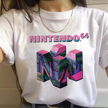 Load image into Gallery viewer, Vaporwave Aesthetic 90s Fashion T Shirts Women Harajuku Ullzang T-shirts Graphic Funny Cartoon Tshirt Streetwear Top Tees Female