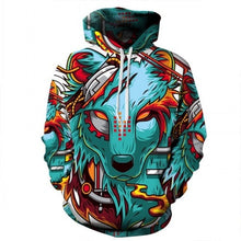 Load image into Gallery viewer, Wolf Printed Hoodies New 3d Hoodies Brand Sweatshirts Boy Jackets Quality Pullover Fashion Tracksuits Animal Streetwear Out Coat