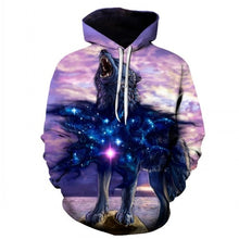 Load image into Gallery viewer, Wolf Printed Hoodies New 3d Hoodies Brand Sweatshirts Boy Jackets Quality Pullover Fashion Tracksuits Animal Streetwear Out Coat