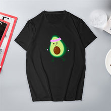 Load image into Gallery viewer, 2019 Summer Funny Avocado Banana T Shirt Sweet Fruit Korean Style T-shirt Fashion O-Neck Short Sleeve Casual Cute T-shirt Tops