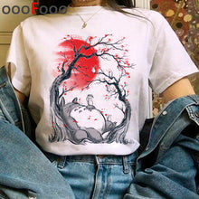 Load image into Gallery viewer, Totoro Studio Ghibli Harajuku Kawaii T Shirt Women Ullzang Miyazaki Hayao Tshirt Funny Cartoon T-shirt Cute Anime Top Tee Female