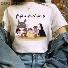 Load image into Gallery viewer, Totoro Studio Ghibli Harajuku Kawaii T Shirt Women Ullzang Miyazaki Hayao Tshirt Funny Cartoon T-shirt Cute Anime Top Tee Female