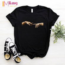 Load image into Gallery viewer, Women Freddie Mercury The Queen Band Black T-shirts Female Short Sleeve Tees 2020 Summer Brand Rock Clothing Girl Tops