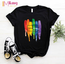 Load image into Gallery viewer, Women Freddie Mercury The Queen Band Black T-shirts Female Short Sleeve Tees 2020 Summer Brand Rock Clothing Girl Tops