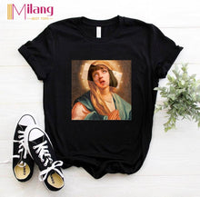 Load image into Gallery viewer, Women Freddie Mercury The Queen Band Black T-shirts Female Short Sleeve Tees 2020 Summer Brand Rock Clothing Girl Tops