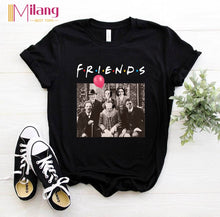 Load image into Gallery viewer, Women Freddie Mercury The Queen Band Black T-shirts Female Short Sleeve Tees 2020 Summer Brand Rock Clothing Girl Tops
