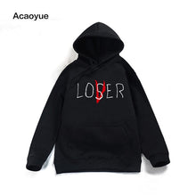 Load image into Gallery viewer, 2018 Pennywise It Loser Sweatshirt Men Women The Losers Club Hoodie Casual Unisex Loser Club Sweatshirts Loser Lover Hoodies