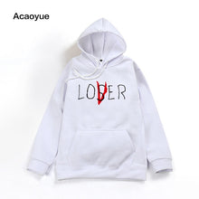 Load image into Gallery viewer, 2018 Pennywise It Loser Sweatshirt Men Women The Losers Club Hoodie Casual Unisex Loser Club Sweatshirts Loser Lover Hoodies