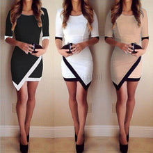 Load image into Gallery viewer, 2018 Fashion Dress Women Bandage Bodycon Half Sleeve Evening Sexy Party Mini Dress Ladies Short Mini Dress Vestidos